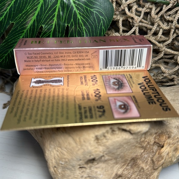 NEW! Too Faced BETTER THAN SEX Volumizing Mascara Black 4.8g COSMETICS MAKEUP - Picture 8 of 9